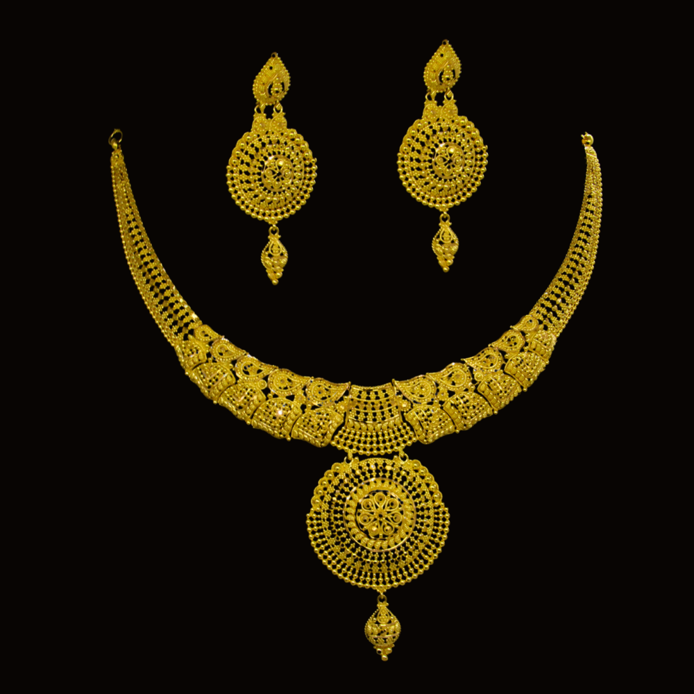 22K Gold Necklace Set
